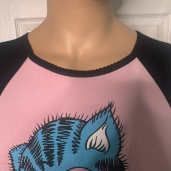 Jessica Louise 'Don't Be A Dick' Womens Raglan Tee - Picture 7 of 9